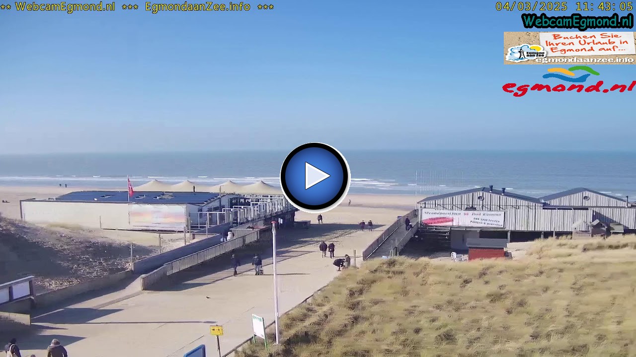 Webcam Egmond aan Zee – Strandafgang De Werf