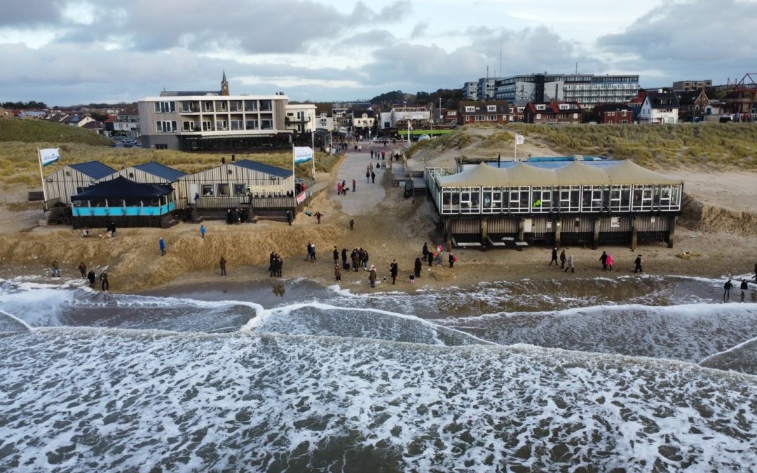 Droneshots Egmond aan Zee op 26 december 2023